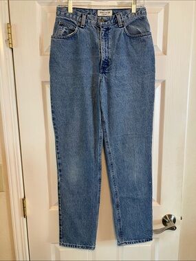Vintage Jones Wear Sport high-waisted Mom tapered leg relaxed fit denim jeans 8